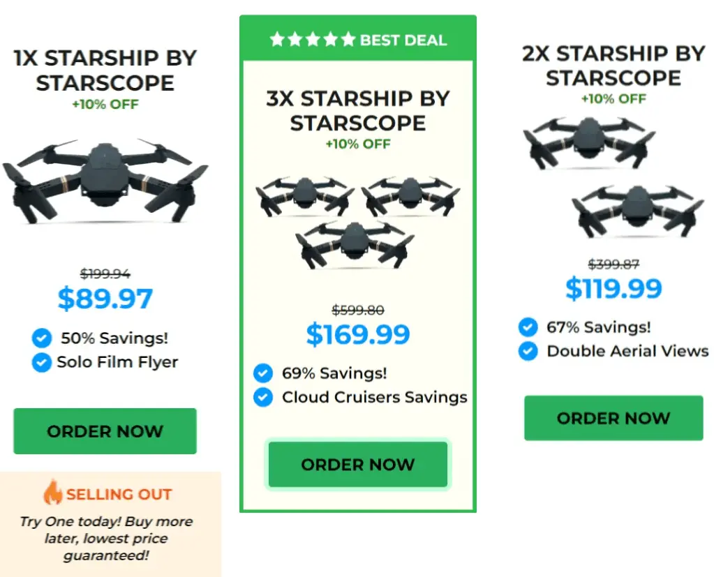 Starship Drone Buy